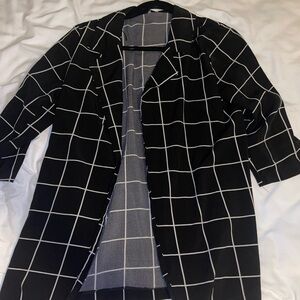 SHEIN Black Pattern Jacket